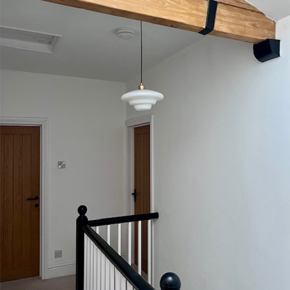 Art Milk White Cloud Glass Pendant Light