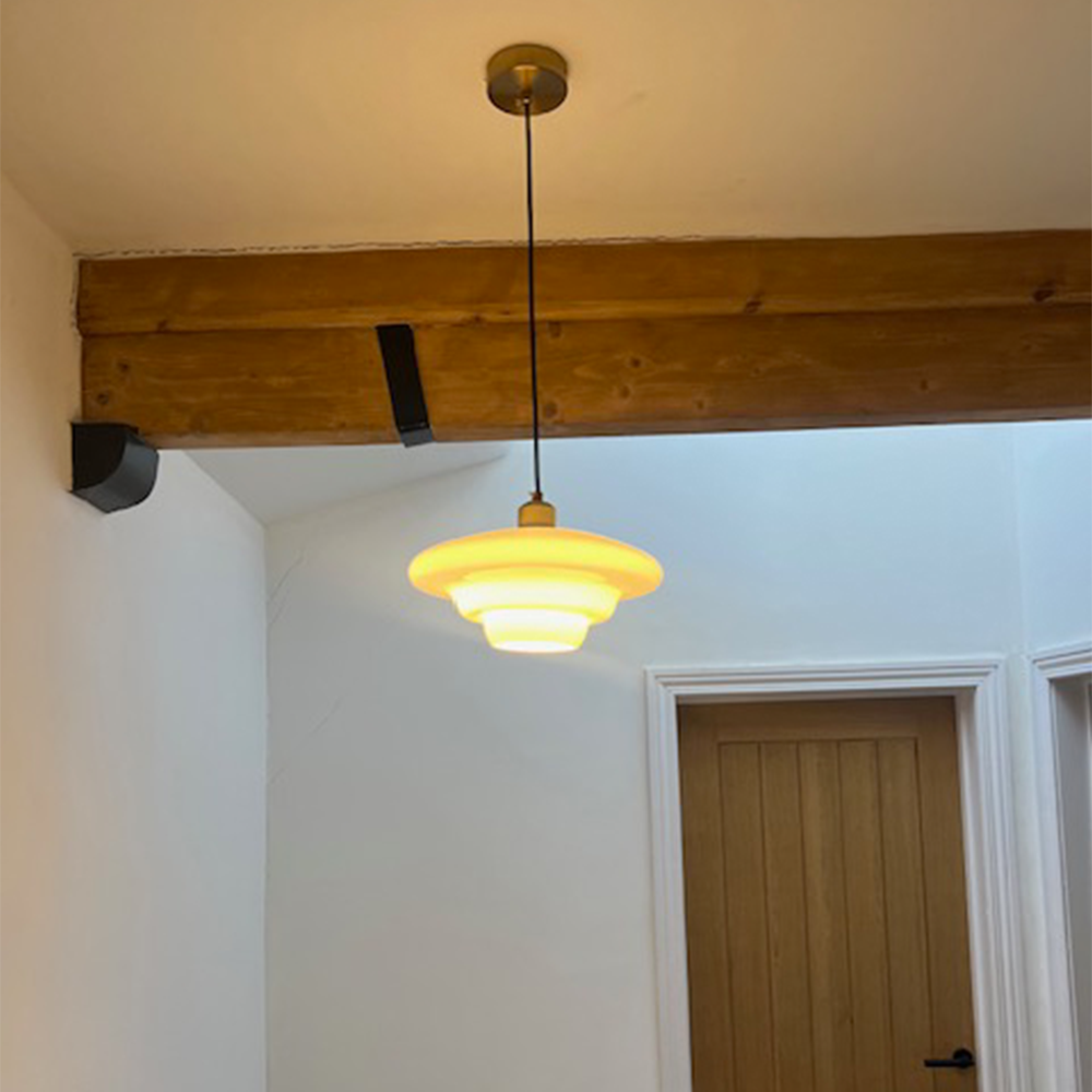 Art Milk White Cloud Glass Pendant Light