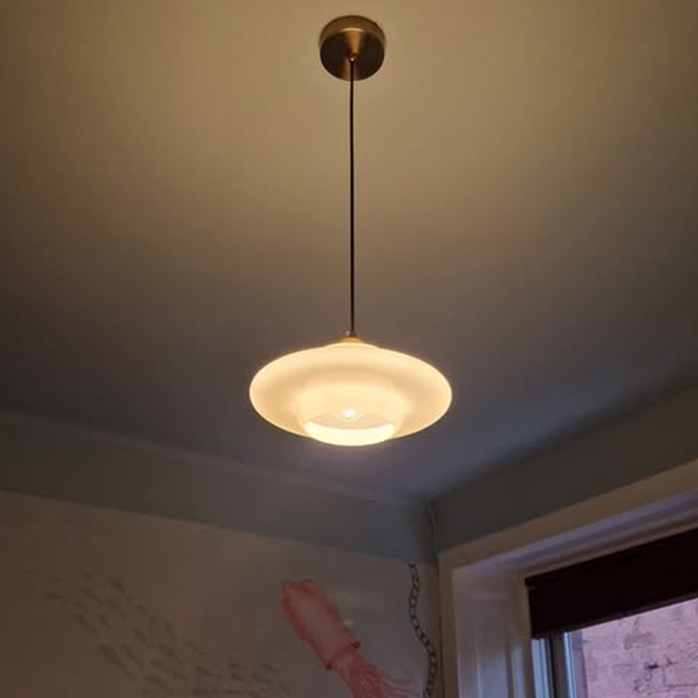 Art Milk White Cloud Glass Pendant Light