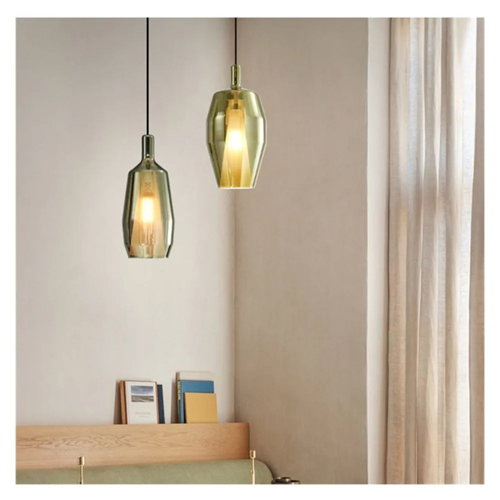 Modern Colorful Glass Pendant Lamp for Dining Table