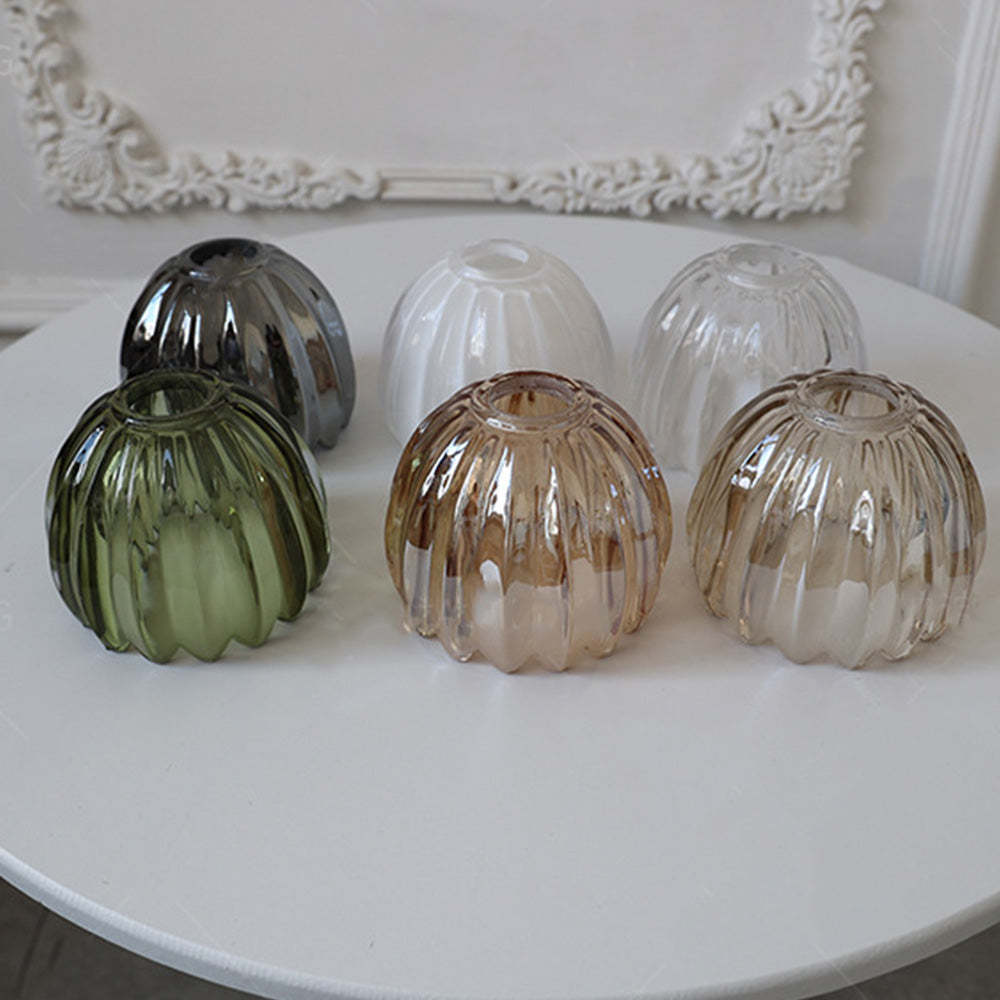 Retro Flower Glass Pendant Light -Homdiy