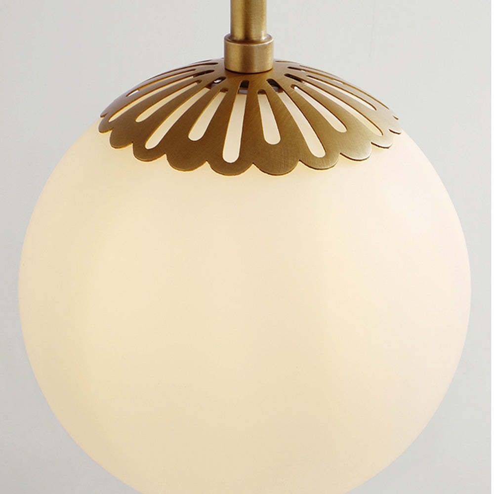 Simplistic Glass Ball Single Head Pendant Light -Homdiy