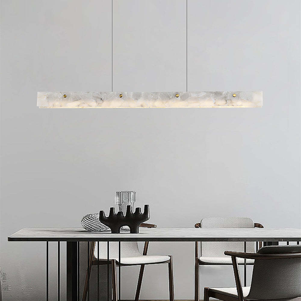 Nordic Marble Simple Long Pendant Light -Homdiy