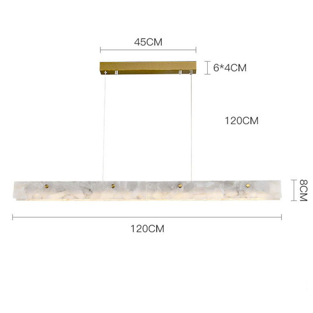 Nordic Marble Simple Long Pendant Light -Homdiy