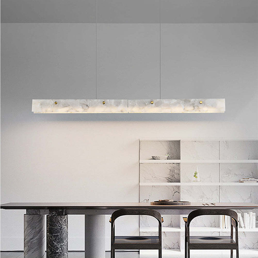 Nordic Marble Simple Long Pendant Light -Homdiy