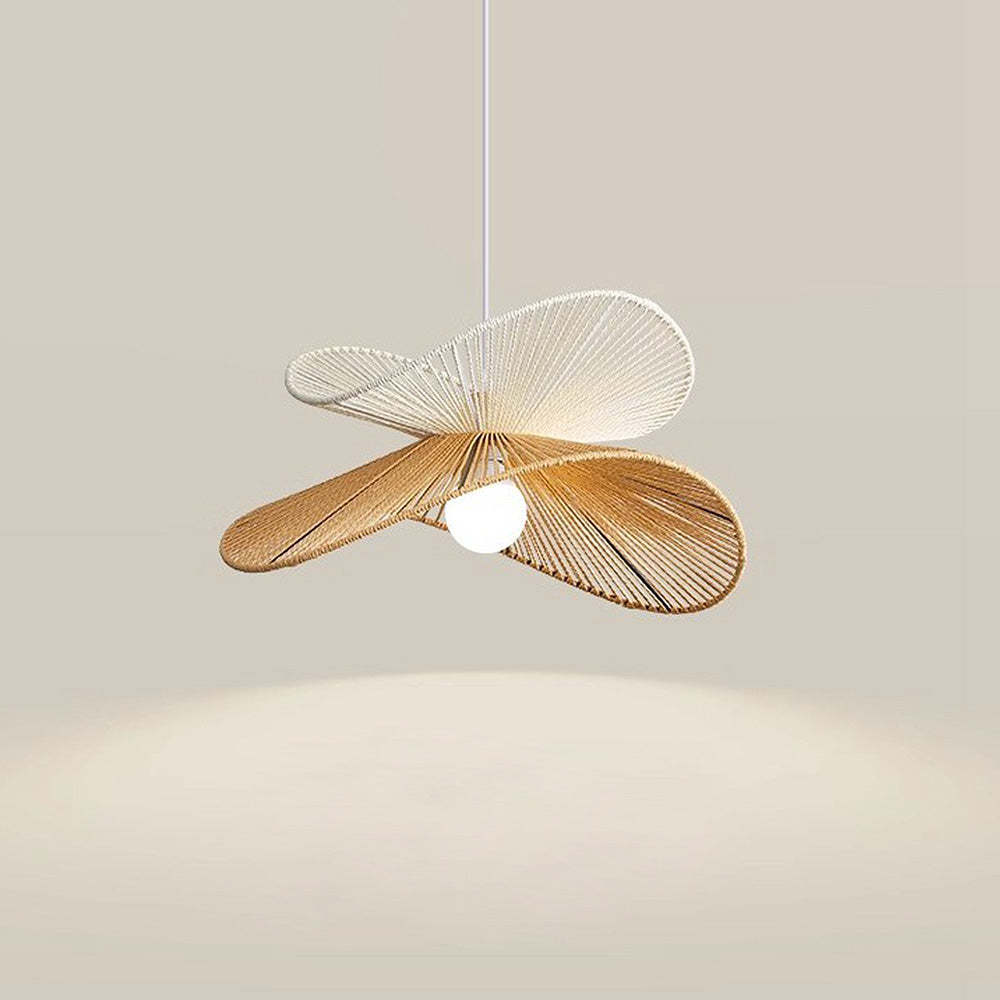 Natural Woven Simple Pendant Light -Homdiy