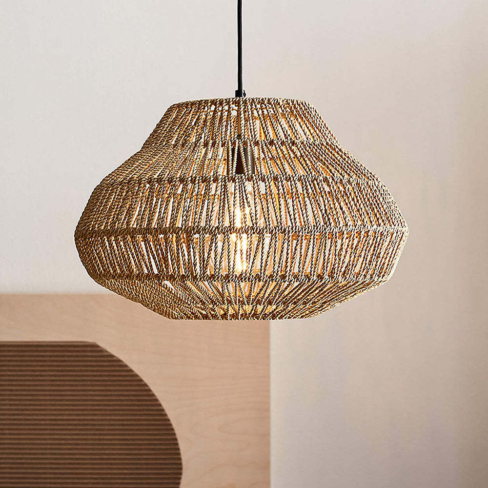 Wabi-Sabi Minimalist Handmade Pendant Light -Homdiy