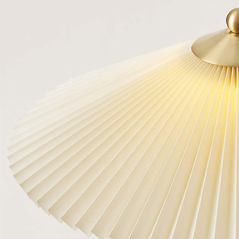 Mid-Century Pleated Table Light For Bedroom -Homdiy