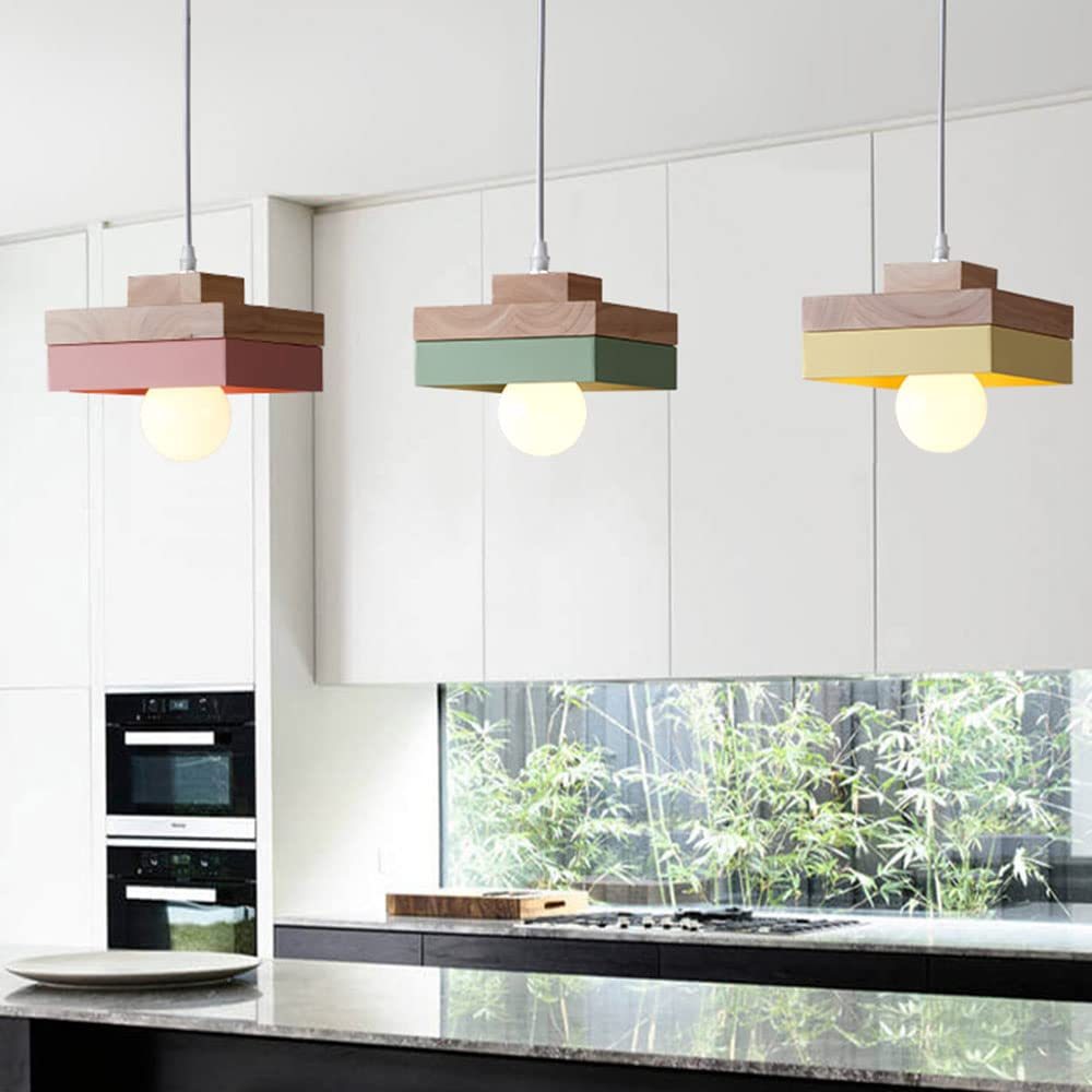 Medieval Solid Wood Pendant Hanging Light -Homdiy