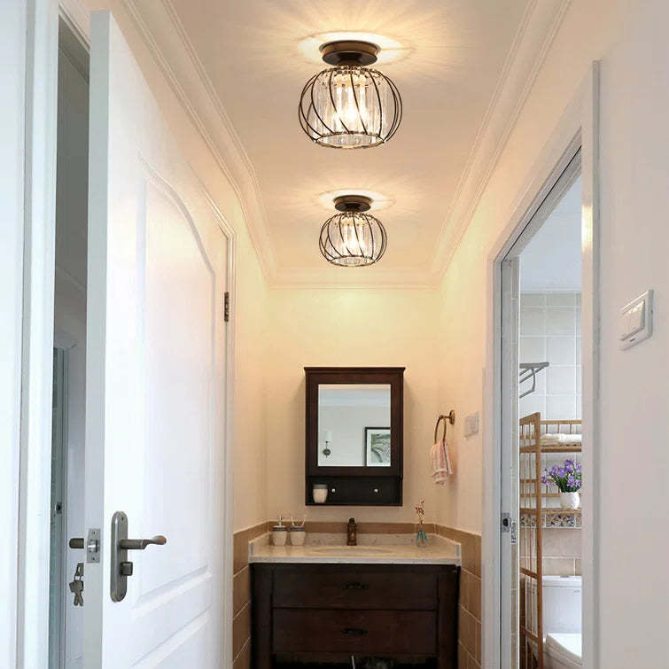 Retro Luxury Hallway Small Ceiling Light -Homdiy