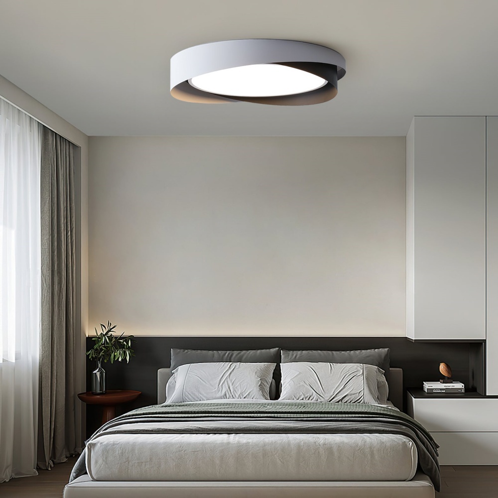 Morden Metal LED Living Room White Ceiling Lights