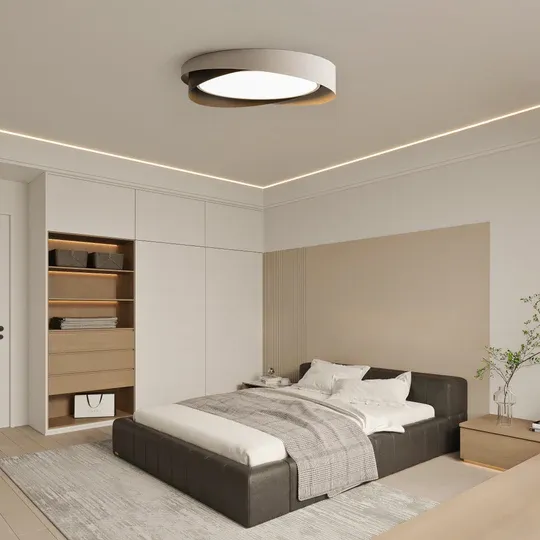 Morden Metal LED Living Room White Ceiling Lights