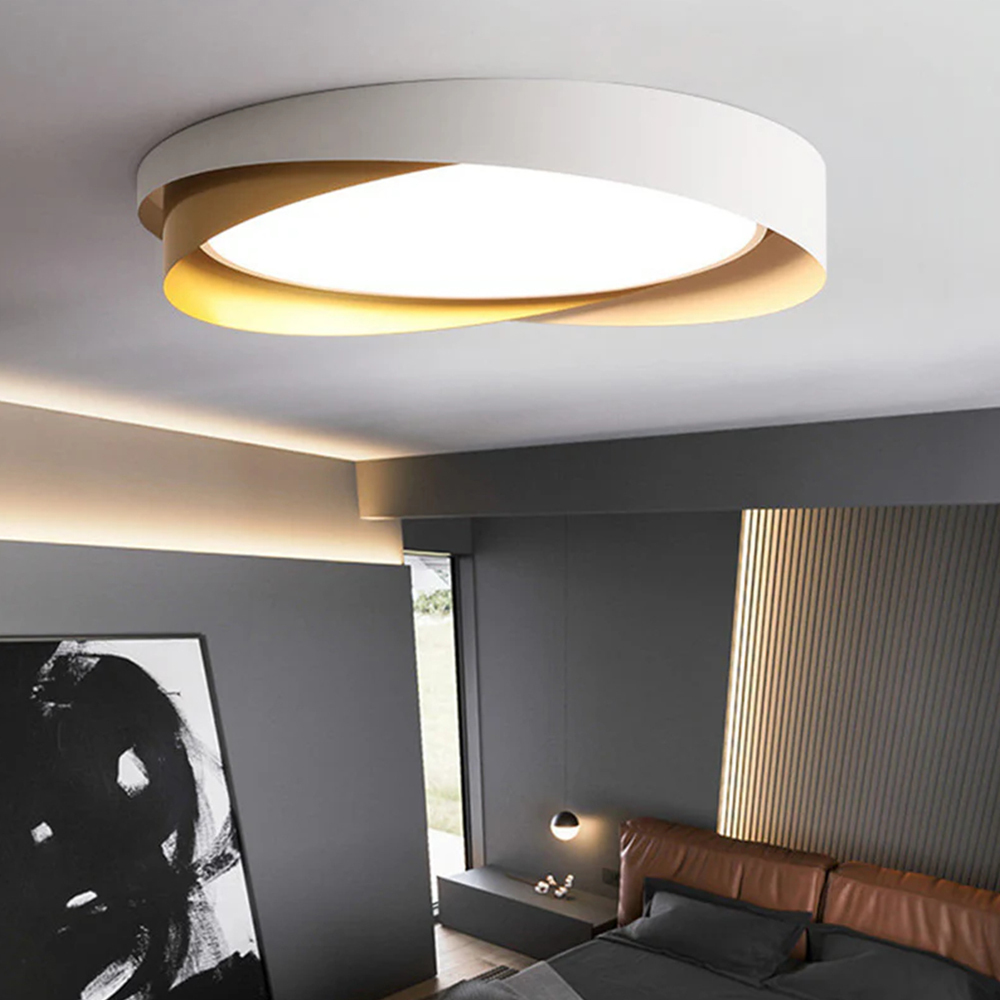 Modern Square Flush Mount LED Ceiling Light 