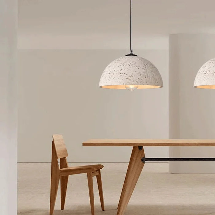 Homdiy Pendant Light Resin Dome Kitchen Island Pendant Light Wabi