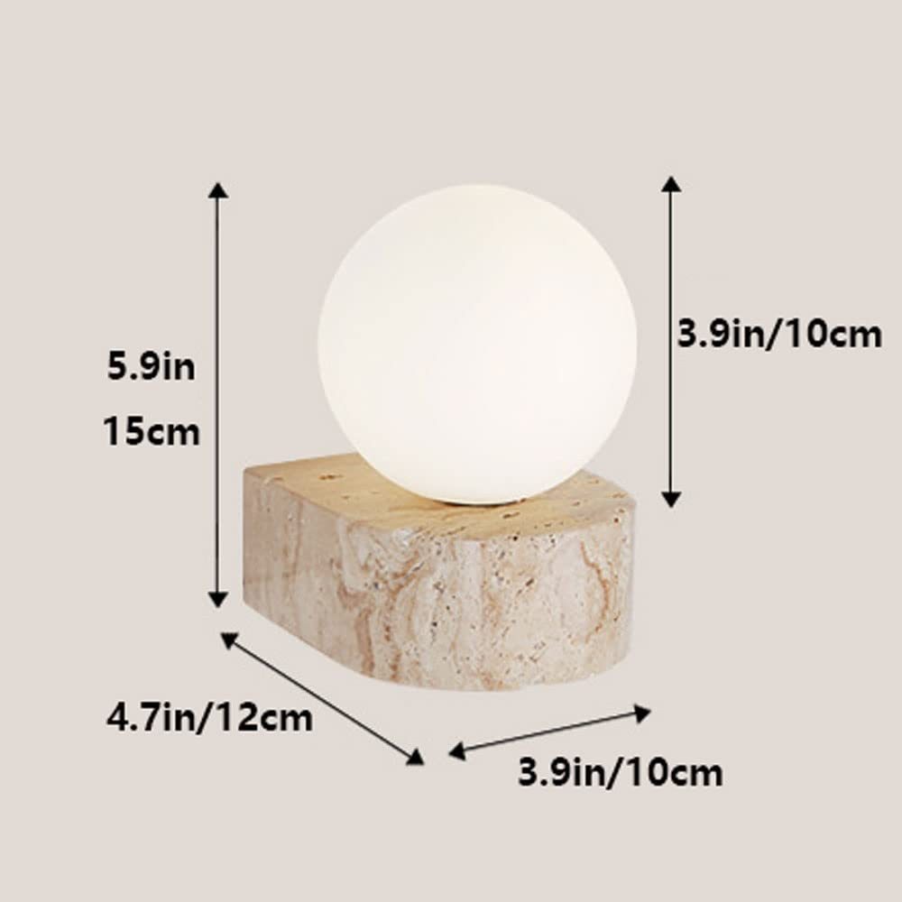 Creative Natural Yellow Travertine Wall Lamp -Homdiy