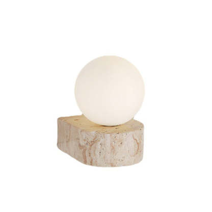 Creative Natural Yellow Travertine Wall Lamp -Homdiy