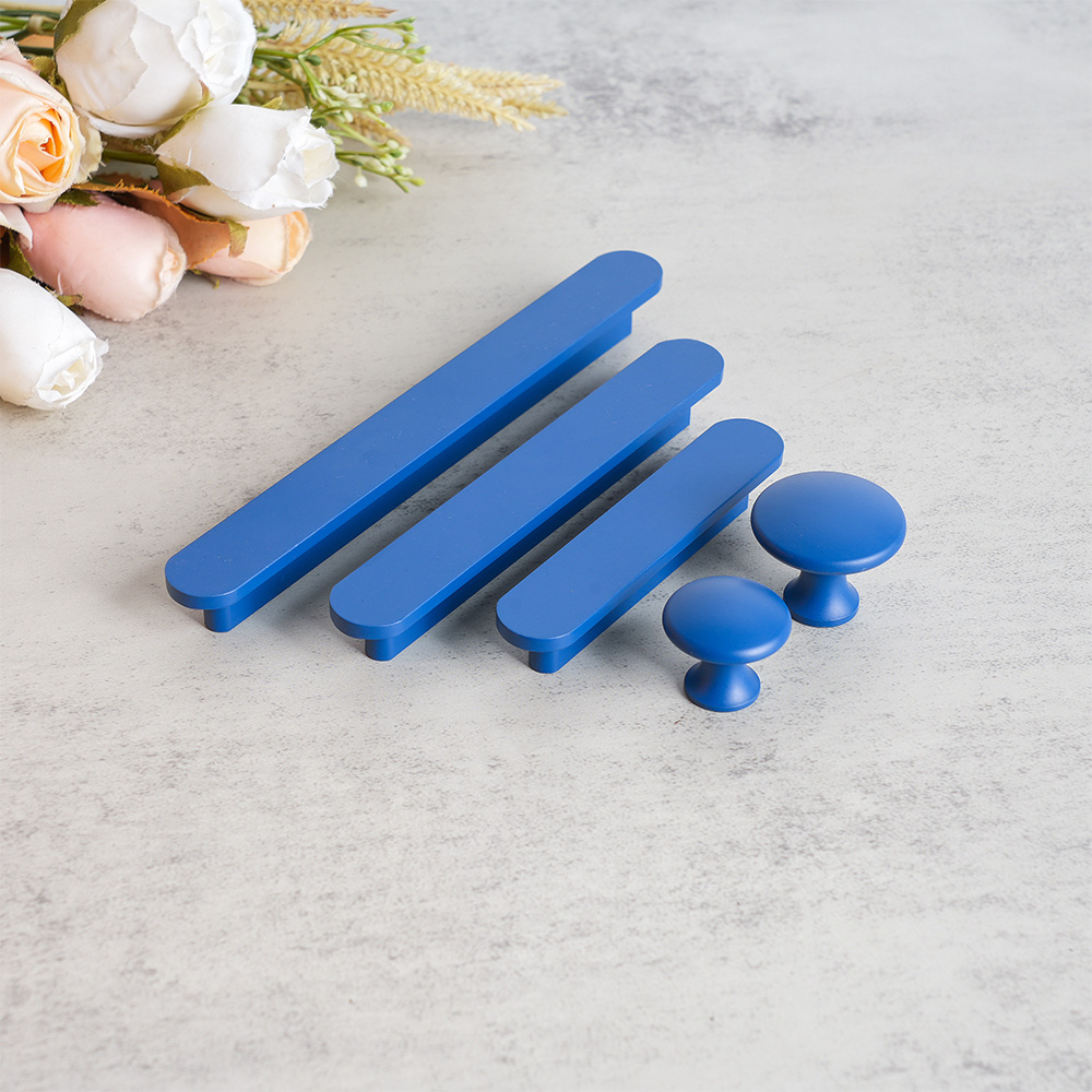 Modern Colorful T-Bar Wardrobe Cabinet Handle