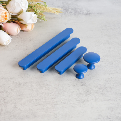 Modern Colorful T-Bar Wardrobe Cabinet Handle