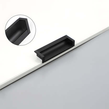 Contemporary Aluminum Alloy Finger Edge Pulls
