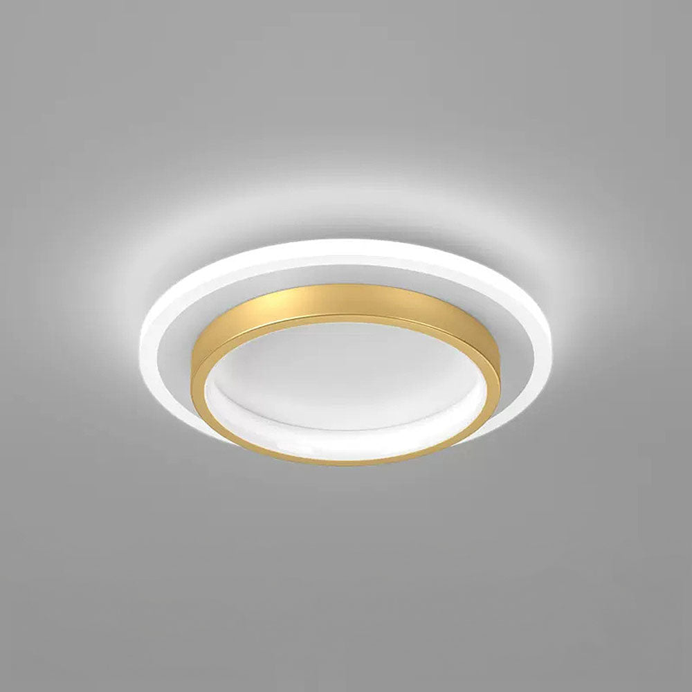 Art Deco Aluminum Acrylic LED Ceiling Light for Living Room
