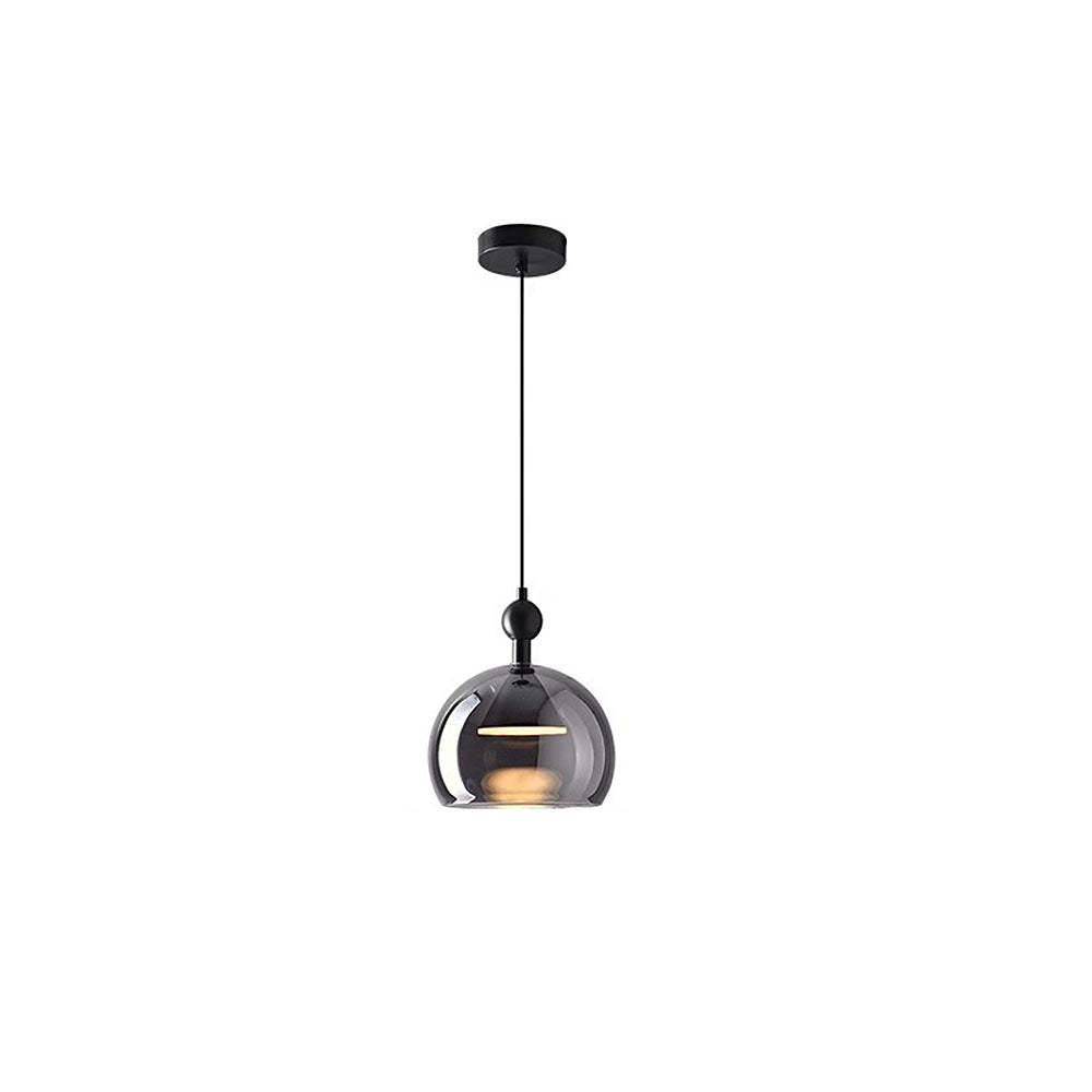 Nordic Black Glass LED Kitchen Island Pendant Light -Homdiy