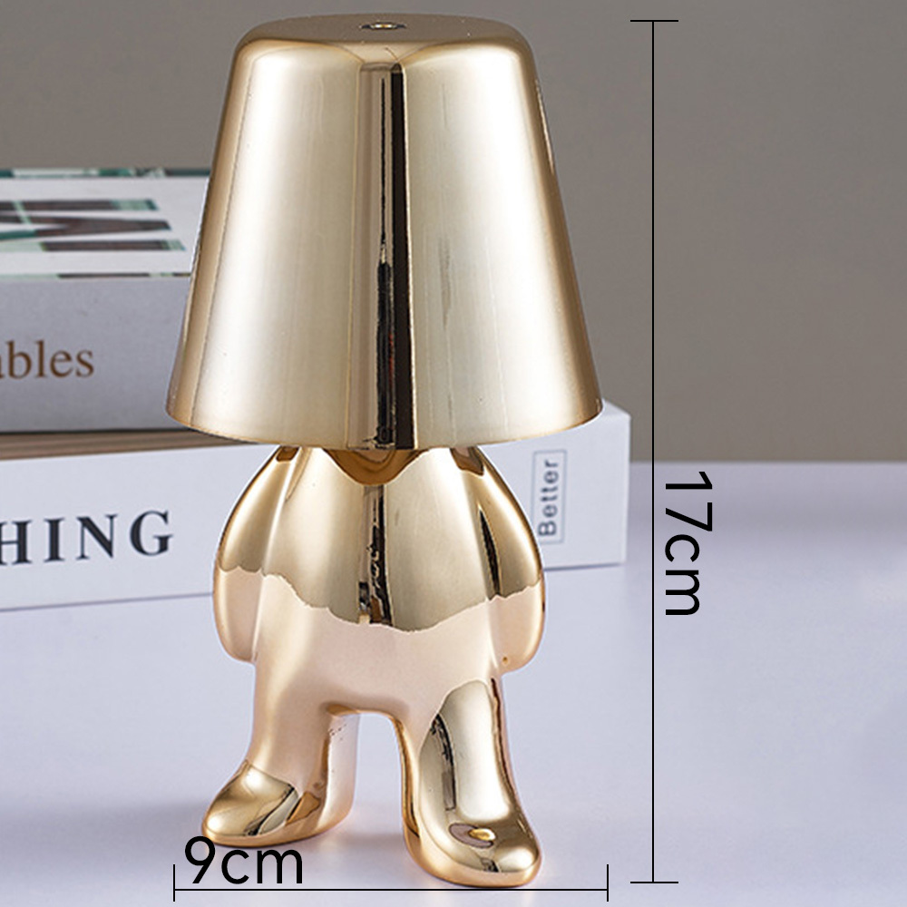 Creative Small Gold and Silver Table Lamps