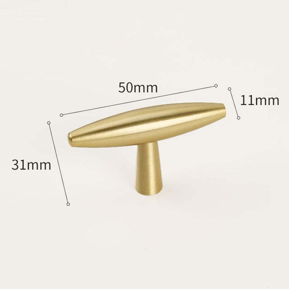 Solid Brass Kitchen Cabinet Knobs and Handles -Homdiy