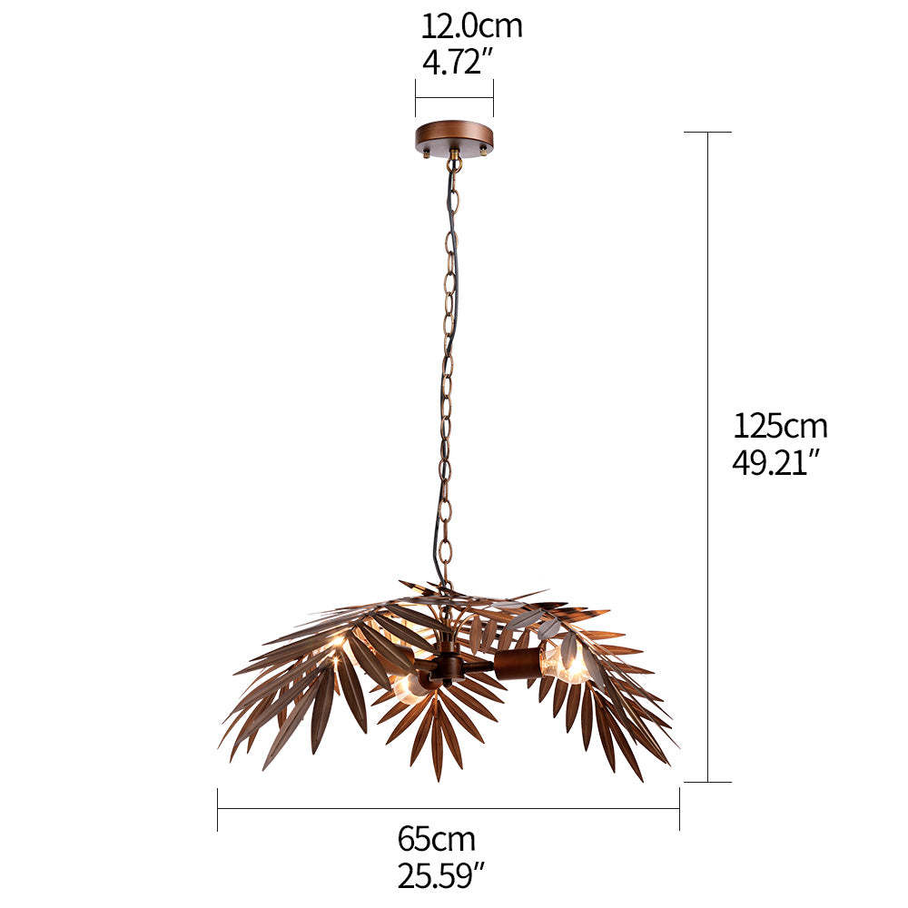 Vintage Loft Coconut Tree Ceiling Light Modern Pendant Light -Homdiy