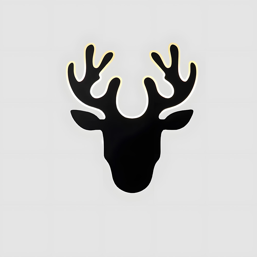 Nordic Deer Creative Living Room LED Wall Lamp