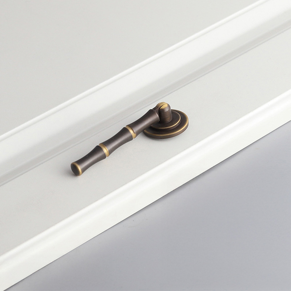 Vintage Antique Brass Ring Pull Cabinet Handles And Knobs