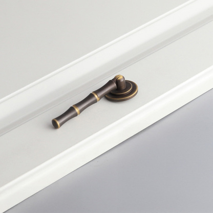 Vintage Antique Brass Ring Pull Cabinet Handles And Knobs