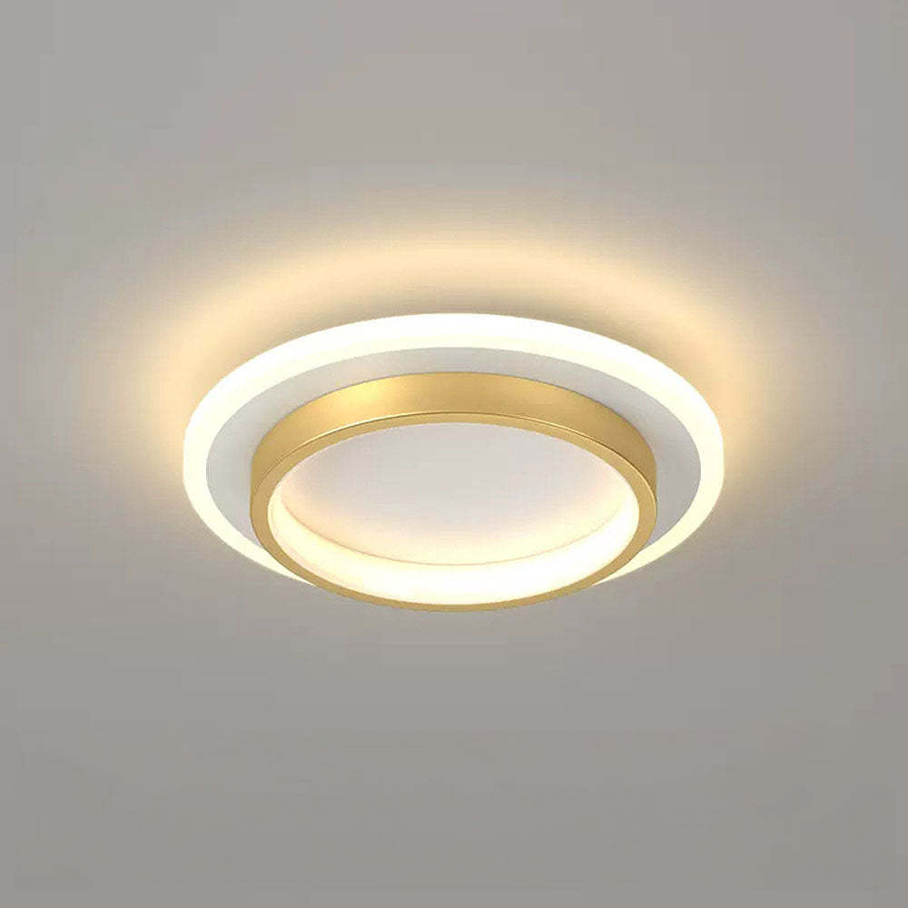 Art Deco Aluminum Acrylic LED Ceiling Light for Living Room