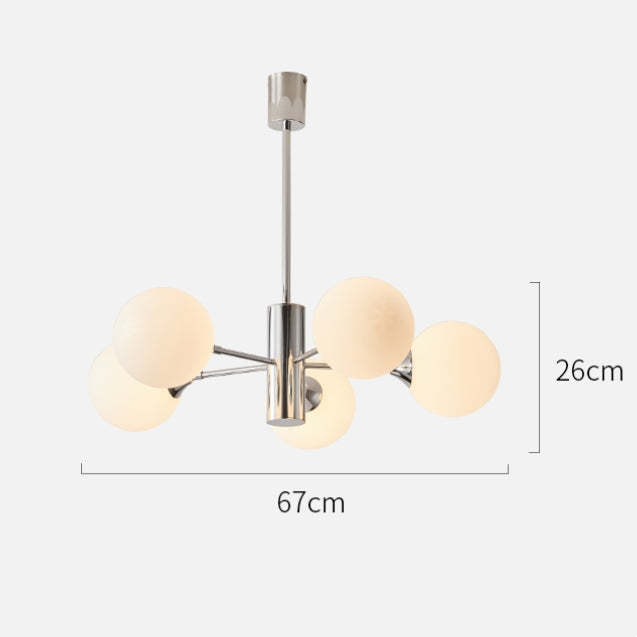 Dimmable Sputnik Globe Chandelier -Homdiy