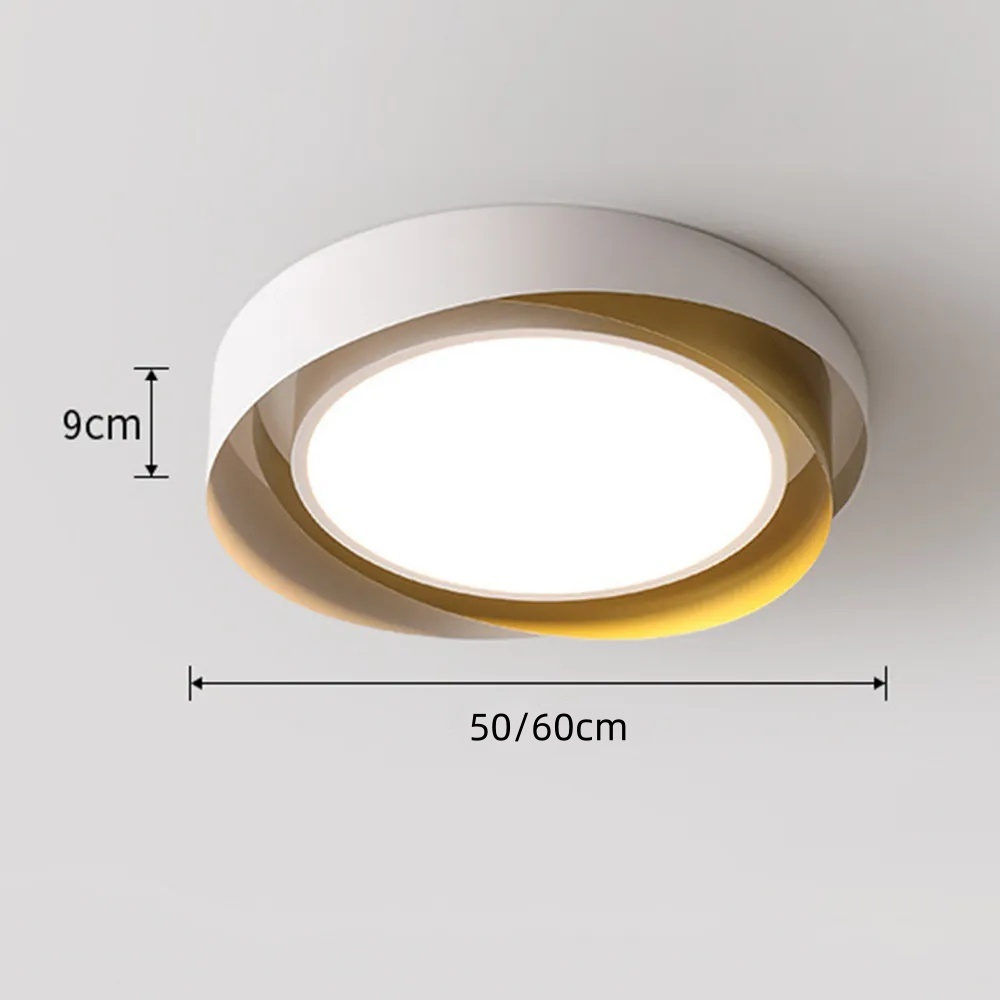 Morden Metal LED Living Room White Ceiling Lights