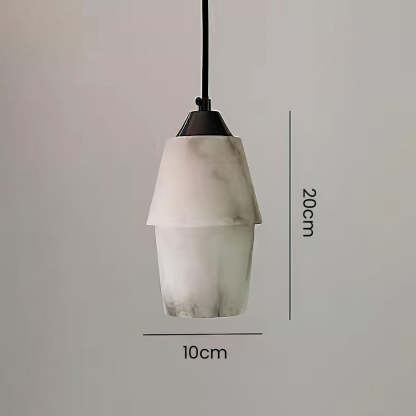 Homdiy Pendant Light Natural Marble Alabaster Pendant Light