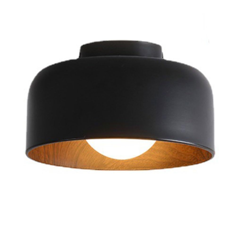 Modern Bowl White Semi-Flush Mount Ceiling Lamp -Homdiy