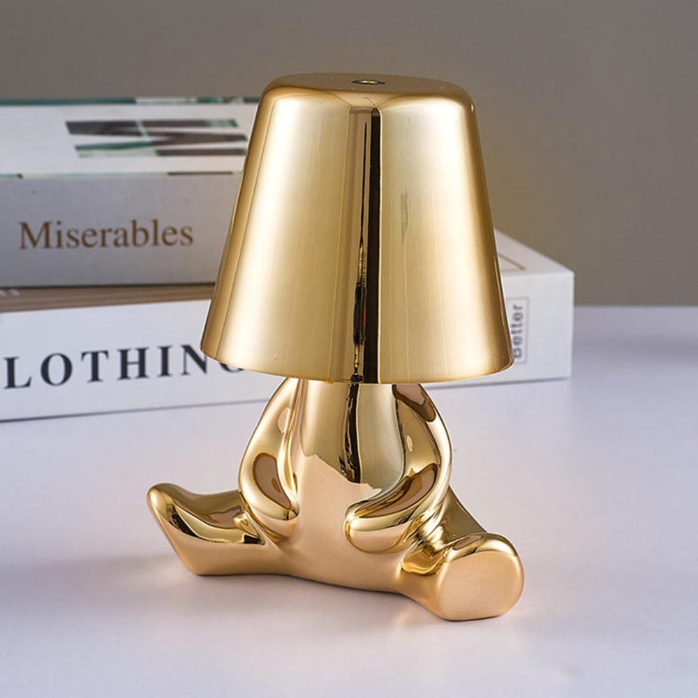 Creative Small Gold and Silver Table Lamps