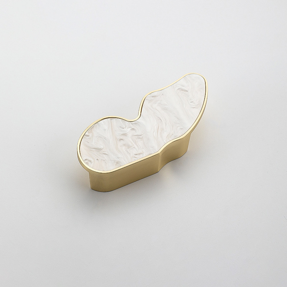 Nordic Shell Resin Butterfly Drawer Pull