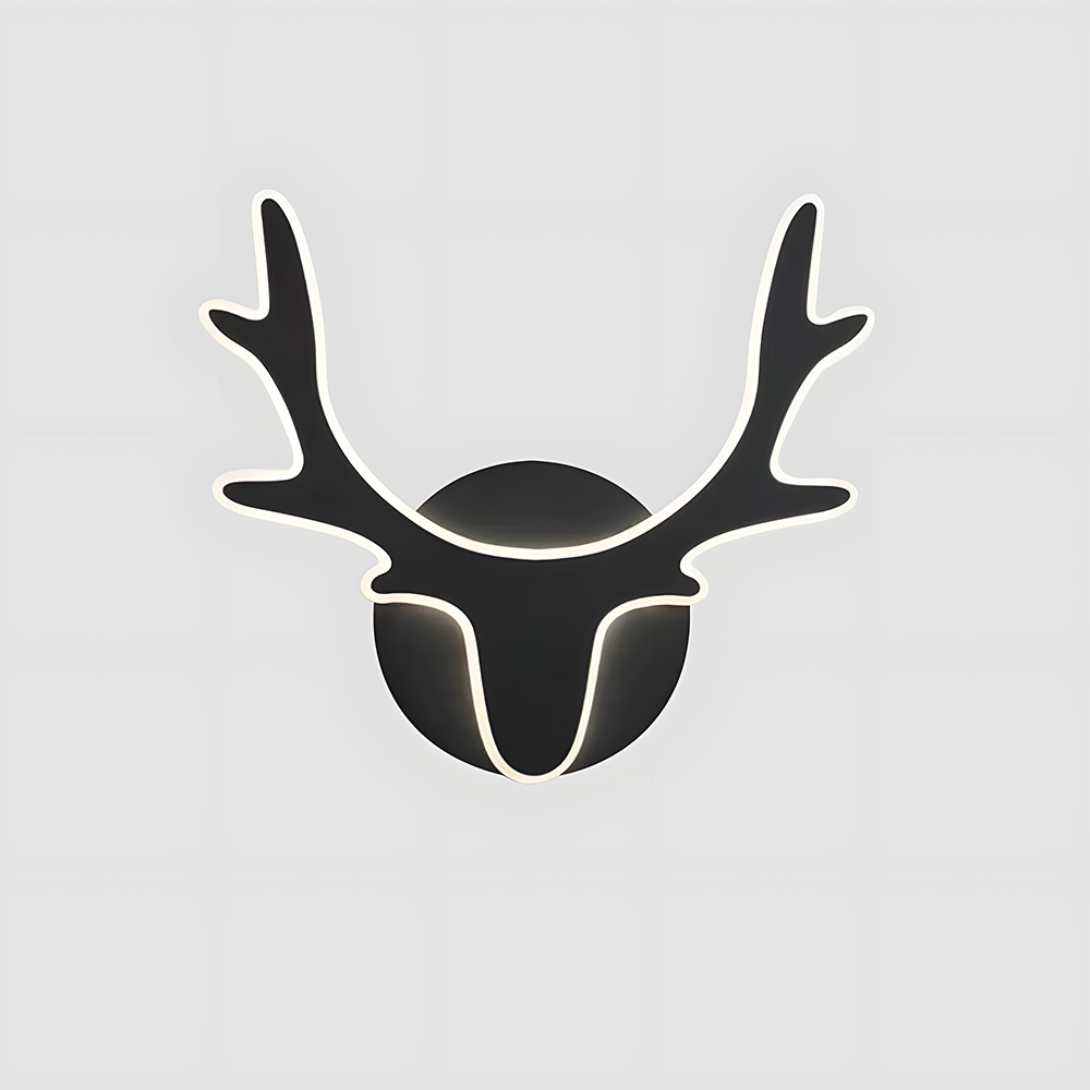 Nordic Deer Creative Living Room LED Wall Lamp