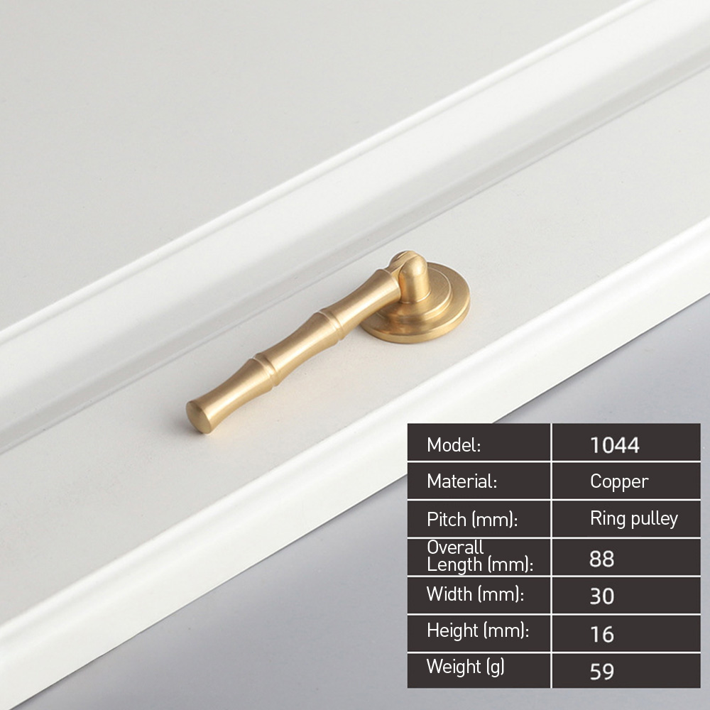 Vintage Antique Brass Ring Pull Cabinet Handles And Knobs