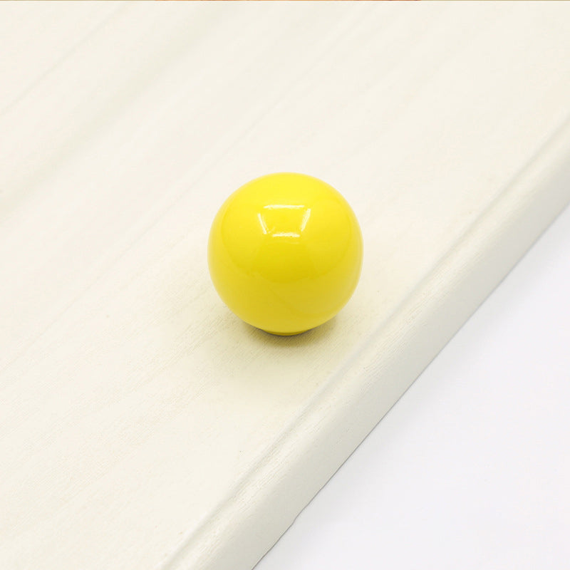 Colorful Ceramic Ball Round Cabinet Knobs