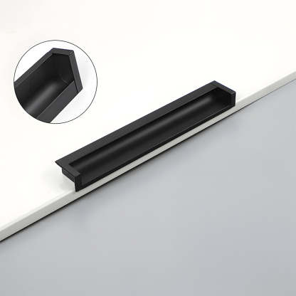 Contemporary Aluminum Alloy Finger Edge Pulls