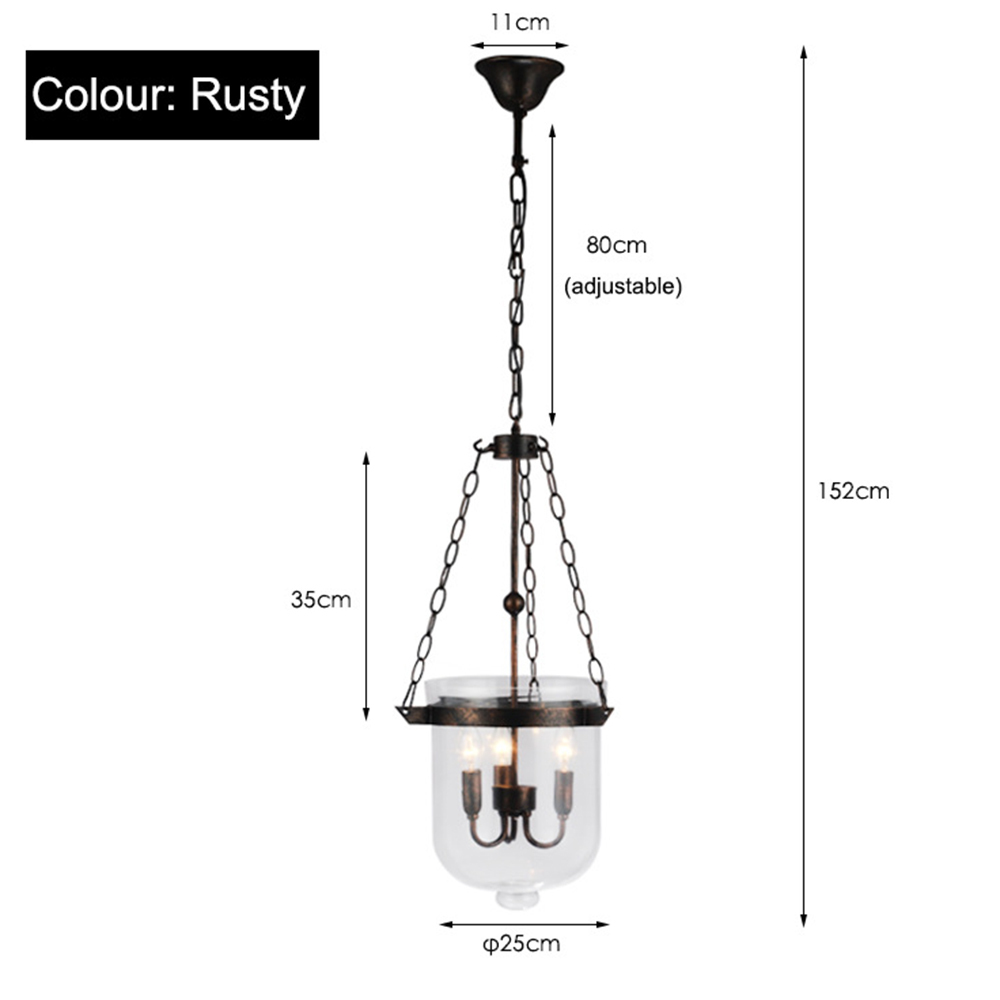 Industrial Bucket Iron Living Room Pendant Light