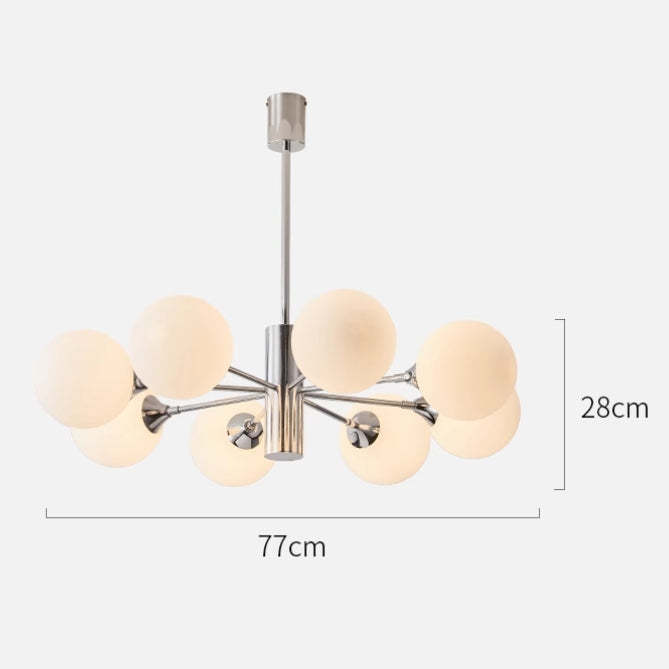 Dimmable Sputnik Globe Chandelier -Homdiy
