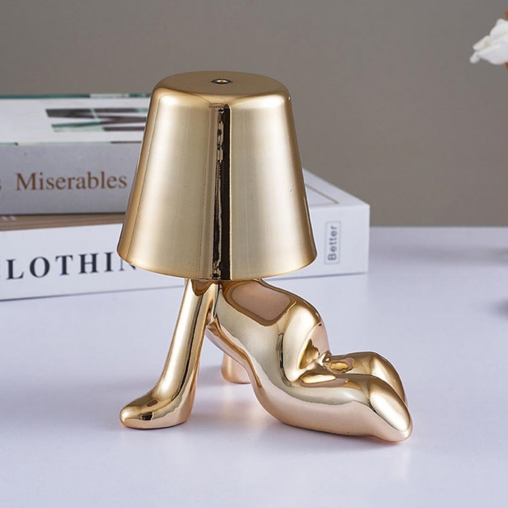 Creative Small Gold and Silver Table Lamps