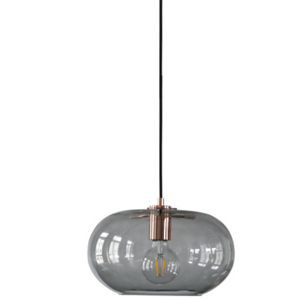 Modern Glass Iron Pendant Light For Kitchen