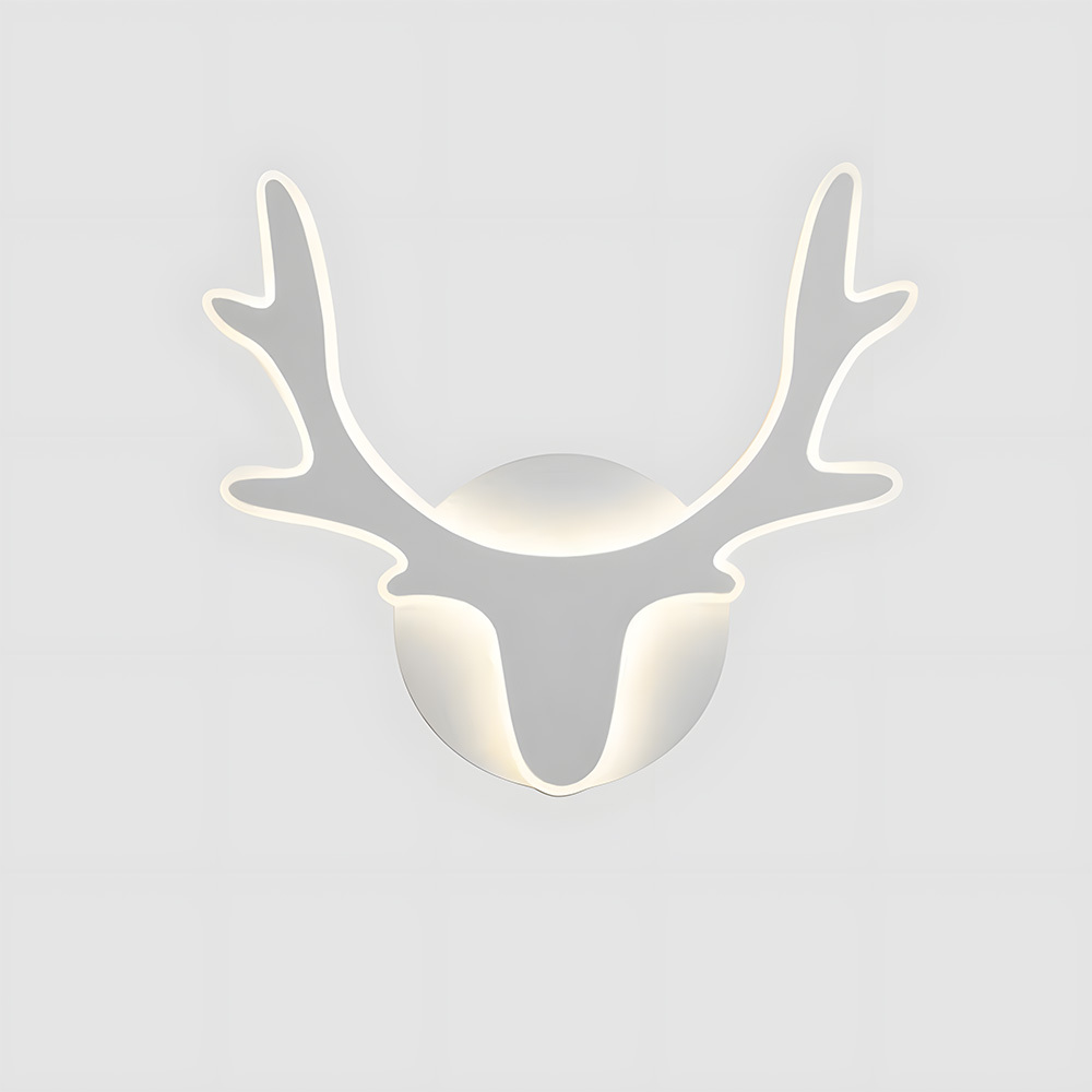 Nordic Deer Creative Living Room LED Wall Lamp