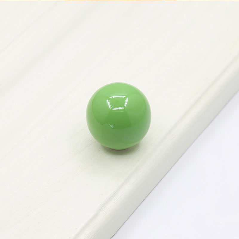 Colorful Ceramic Ball Round Cabinet Knobs