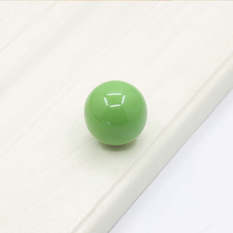 Colorful Ceramic Ball Round Cabinet Knobs