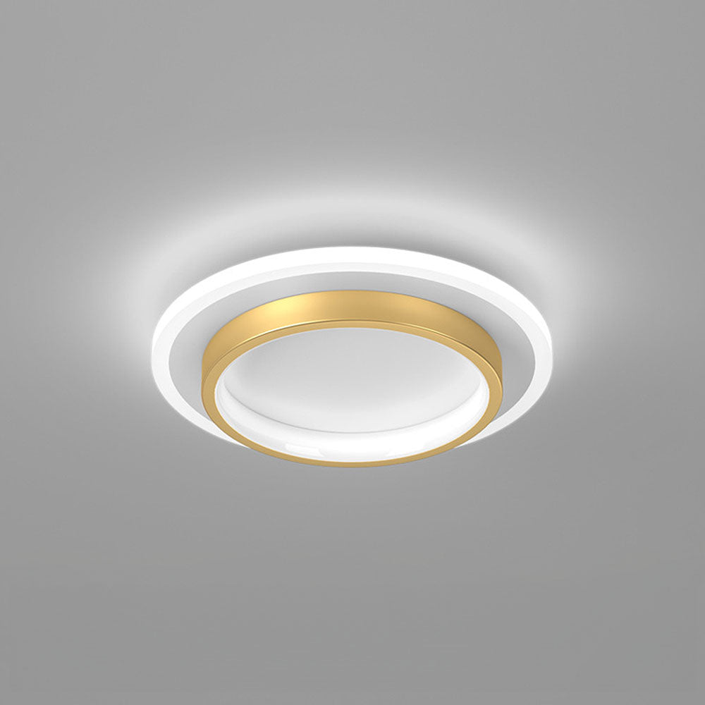Art Deco Aluminum Acrylic LED Ceiling Light for Living Room